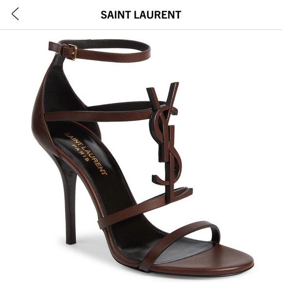 Saint Laurent Cassandra Strappy Logo - Picture 1 of 6